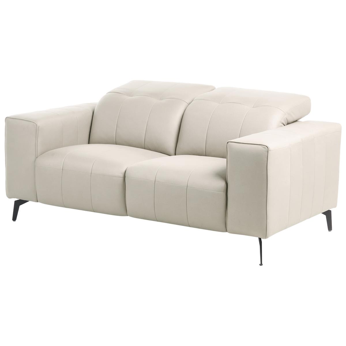 2-SITZER-SOFA Stoff Hellbeige Ommel - Beige, Textil (172/80/102cm) - Beliani