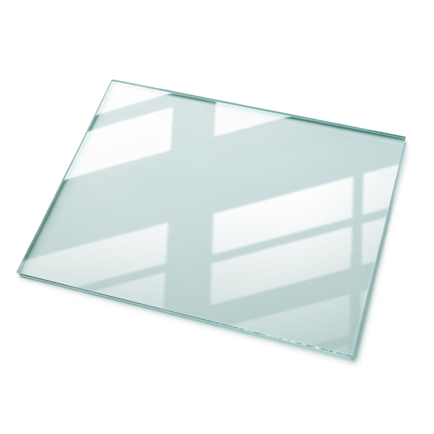 TISCHPLATTE 80 x 60 cm Transparente Glasplatte - Transparent, Glas (60/80/0.4cm) - TULUP