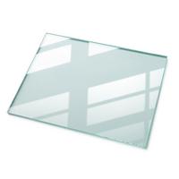 TISCHPLATTE 80 x 60 cm Transparente Glasplatte - Transparent, Glas (60/80/0.4cm) - TULUP