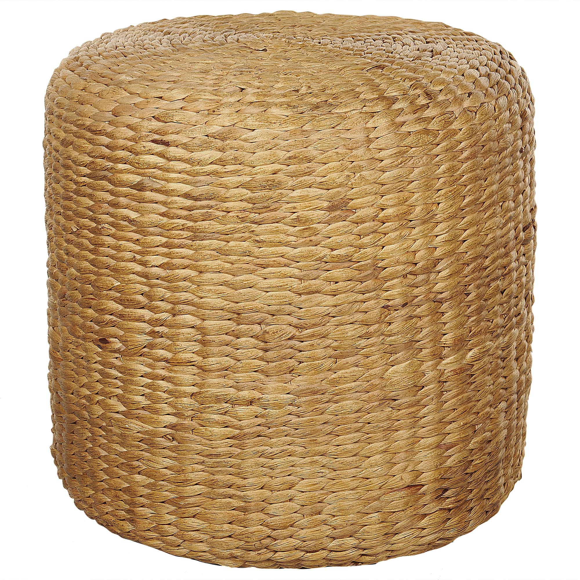 POUF Naturfarben Bichir - Naturfarben, Naturmaterialien (40/40/40cm) - Beliani