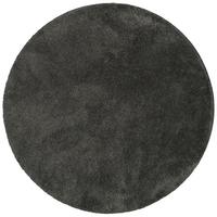 HOCHFLOR SHAGGY TEPPICH PALACE RUND - Chromfarben, Textil (100/100cm) - Snapstyle