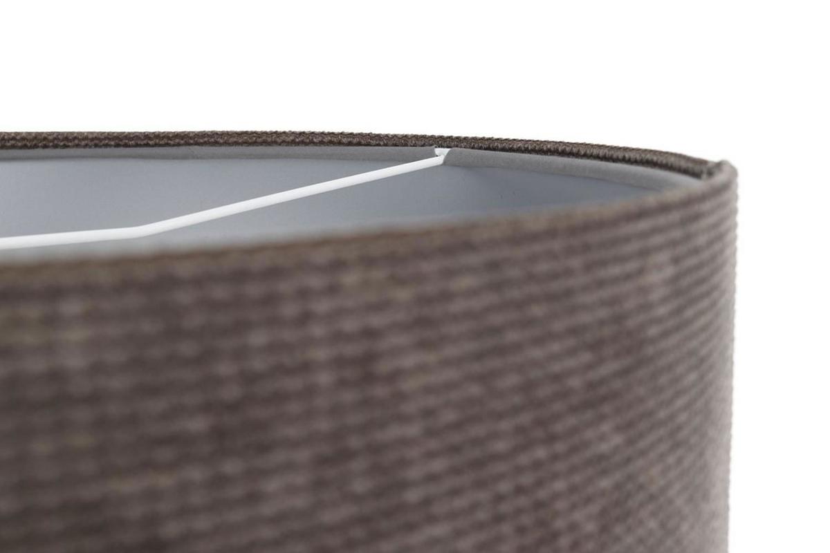 HÄNGELEUCHTE Silber 40/20 cm - Silberfarben/Braun, Kunststoff (40/0.4/20cm) - ONZENO