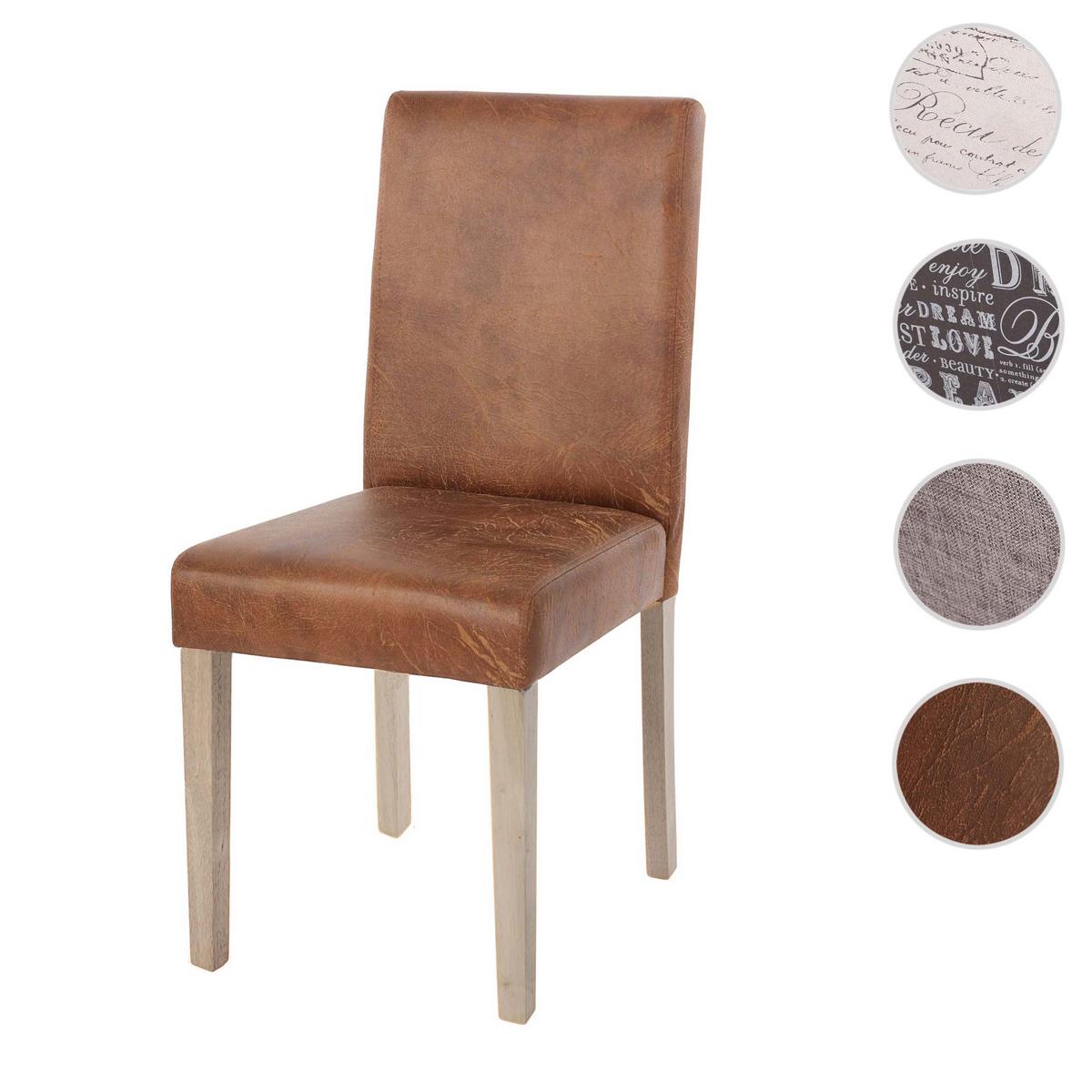 ESSZIMMERSTUHL TEXTIL Braun - Braun, Textil (43/90/56cm) - MCW