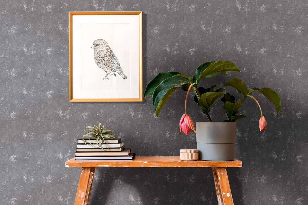VLIESTAPETE Grau 53/1005 cm - Grau, Textil (53/1cm) - KUNSTLOFT