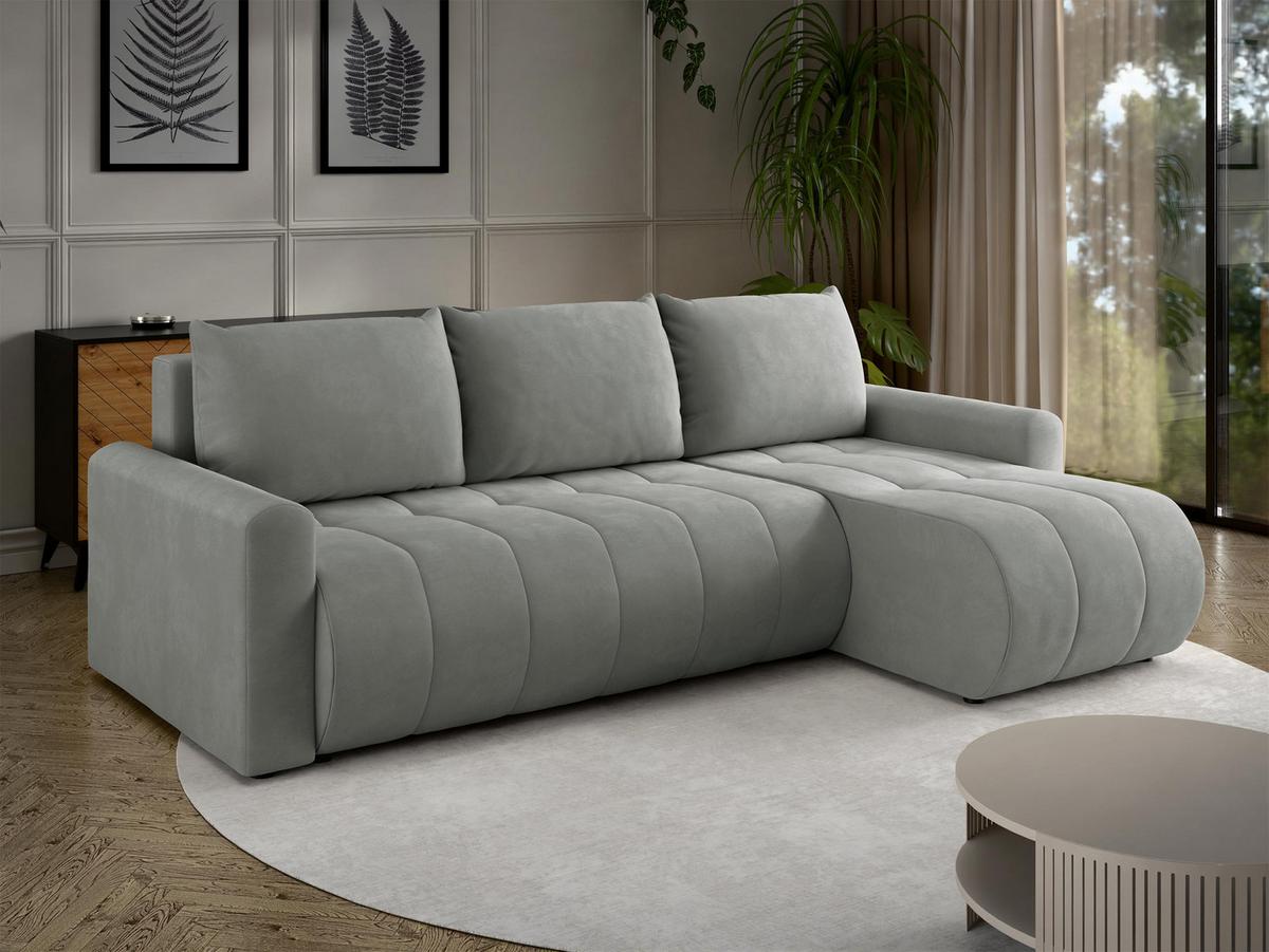 ECKSOFA Sprint - Schwarz/Grau, Holz/Kunststoff (230/149cm) - MIRJAN24
