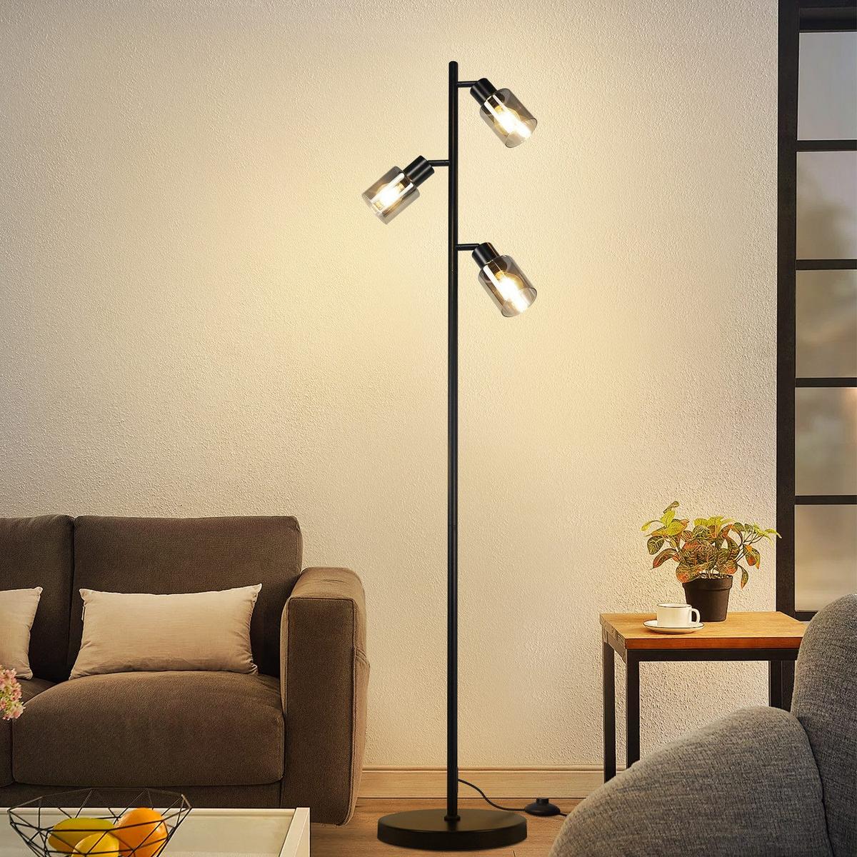 STEHLAMPE Yandell 23/138/23cm - Schwarz, Metall (23/138/23cm) - Nettlife