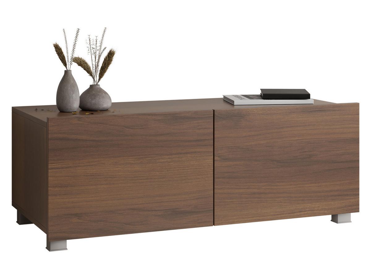 TV-LOWBOARD Calabrini 100 03 - Nussbaumfarben, Holzwerkstoff (100/37/43cm) - MIRJAN24