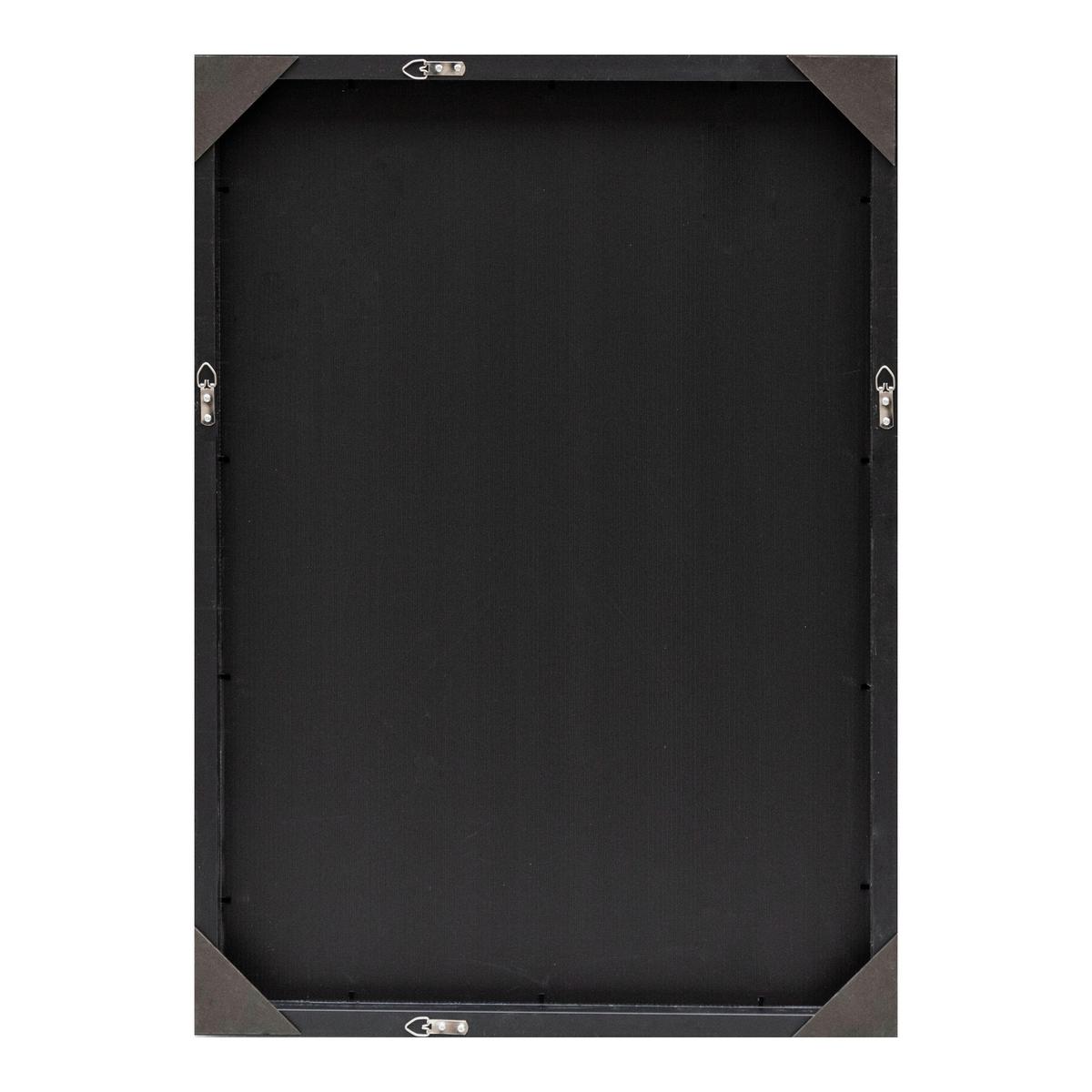 WANDSPIEGEL Novoli - Schwarz, Glas/Kunststoff (50/4/70cm) - [en.casa]