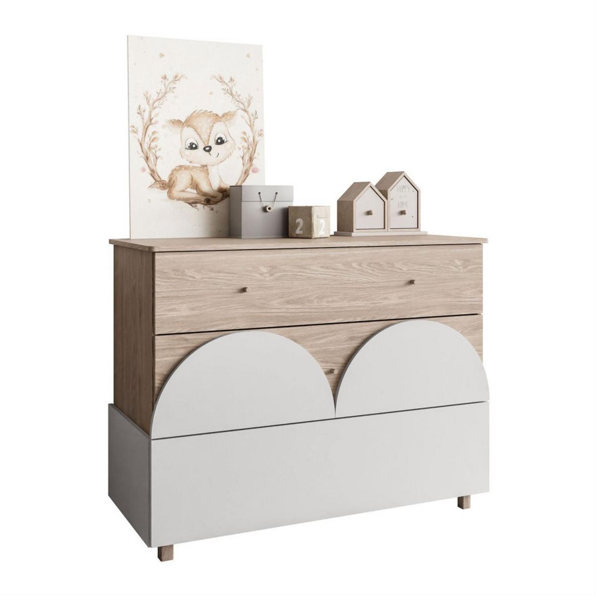 KOMMODE mit Schubladen BLOOM - Kaschmir, Holzwerkstoff (120/93/52cm) - Lookway
