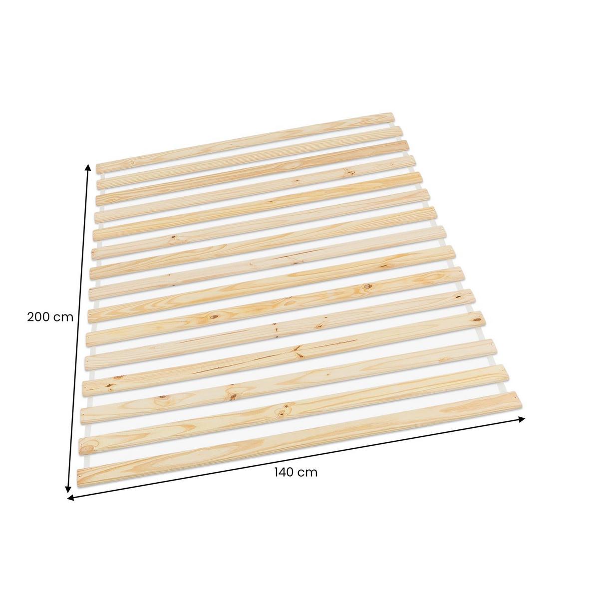 ROLLROST ROLLROST 140X200 CM - Naturfarben, Holz (140/200cm) - IDIMEX
