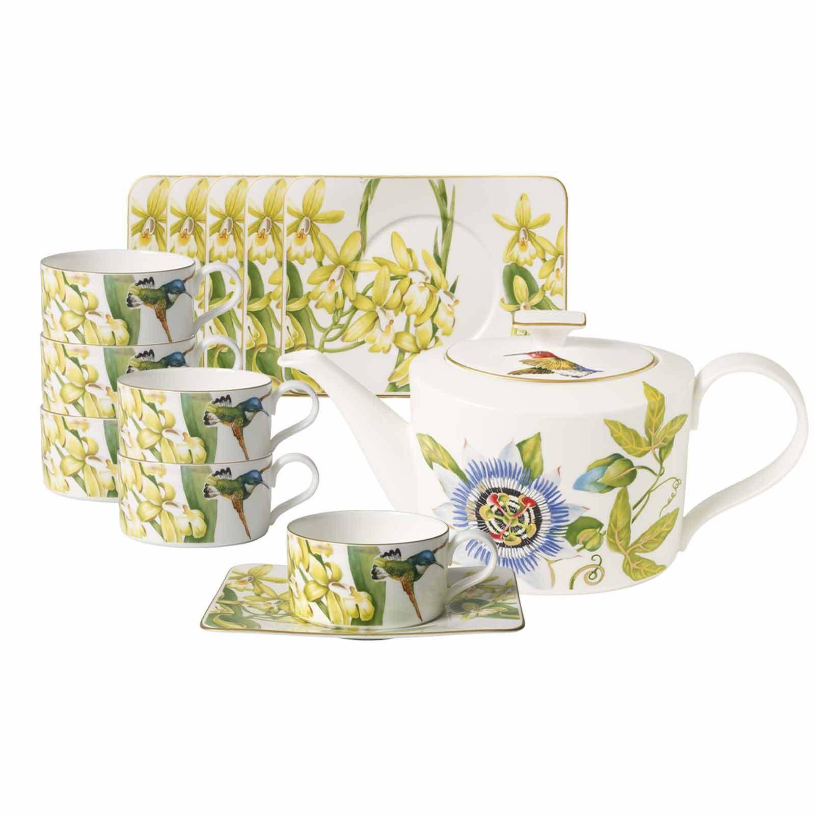 TEE-SET Amazonia bunt 3-tlg. - Multicolor, Keramik (2/2/2cm) - Villeroy & Boch