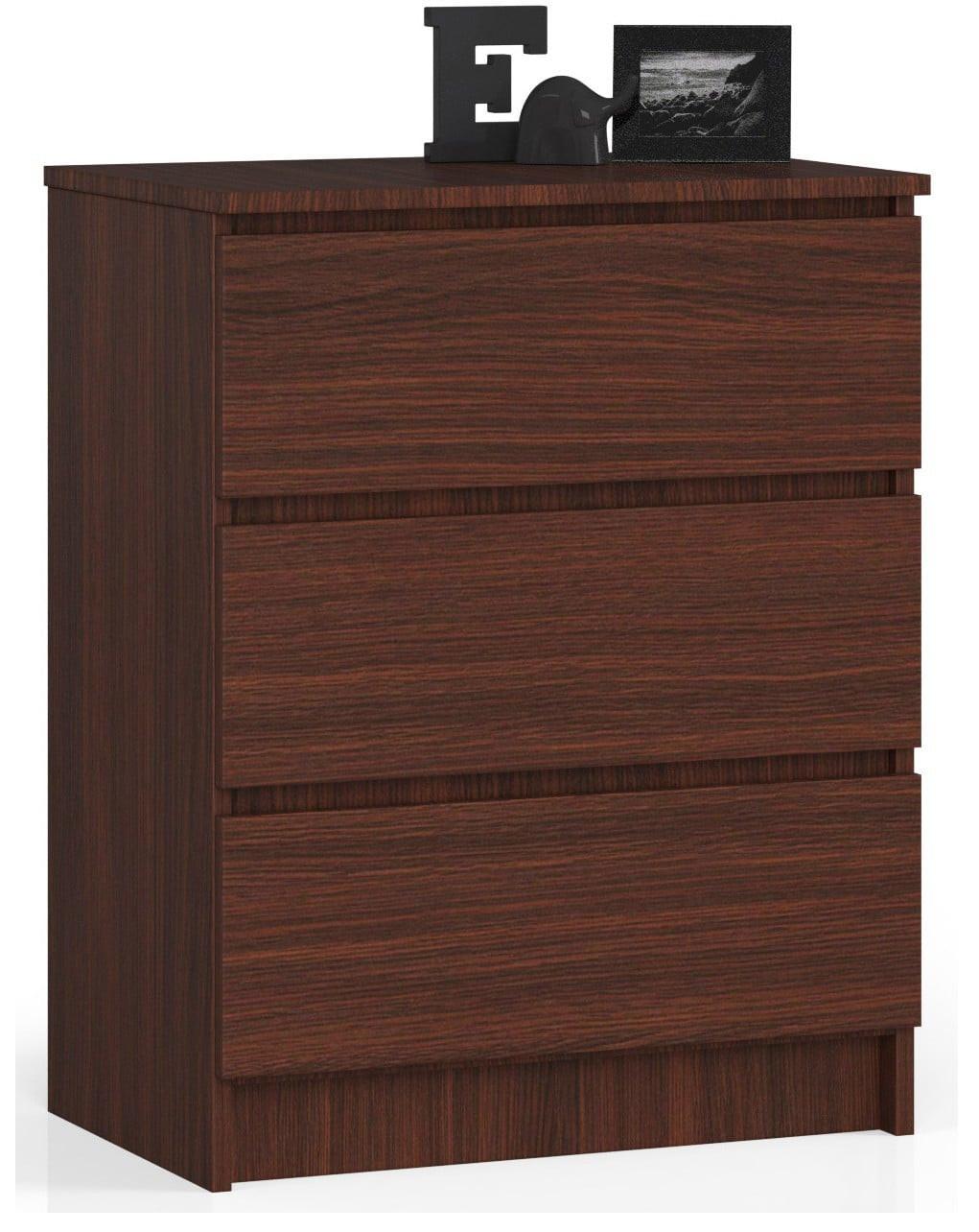 KOMMODE Dunkelbraun 77/60/40 - Dunkelbraun, Holzwerkstoff (60/77/40cm) - RAUMHIRSCH FURNITURE