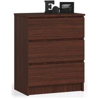 KOMMODE Dunkelbraun 77/60/40 - Dunkelbraun, Holzwerkstoff (60/77/40cm) - RAUMHIRSCH FURNITURE