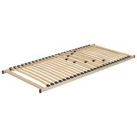 LATTENROST 90x200 cm Heller Holzfarbton Vouziers - Hellbraun, Holz (90/200cm) - Beliani