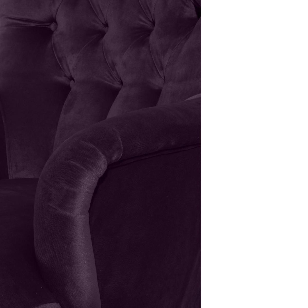 SESSEL Kaiya Bezug Samtvelours Buche natur / purple - Lila, Kunststoff (71/97/82cm) - 58aufmkessel