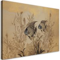 KUNSTDRUCK Beige 60/40 cm - Beige, Textil (60/40cm) - KUNSTLOFT