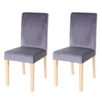 ESSZIMMERSTUHL Grau 2er-Set - Grau, Textil (43/90/56cm) - MCW