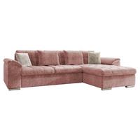 ECKSOFA Diana Premium, Seite: Rechts - Rosa, Holz/Textil (280/160cm) - MIRJAN24