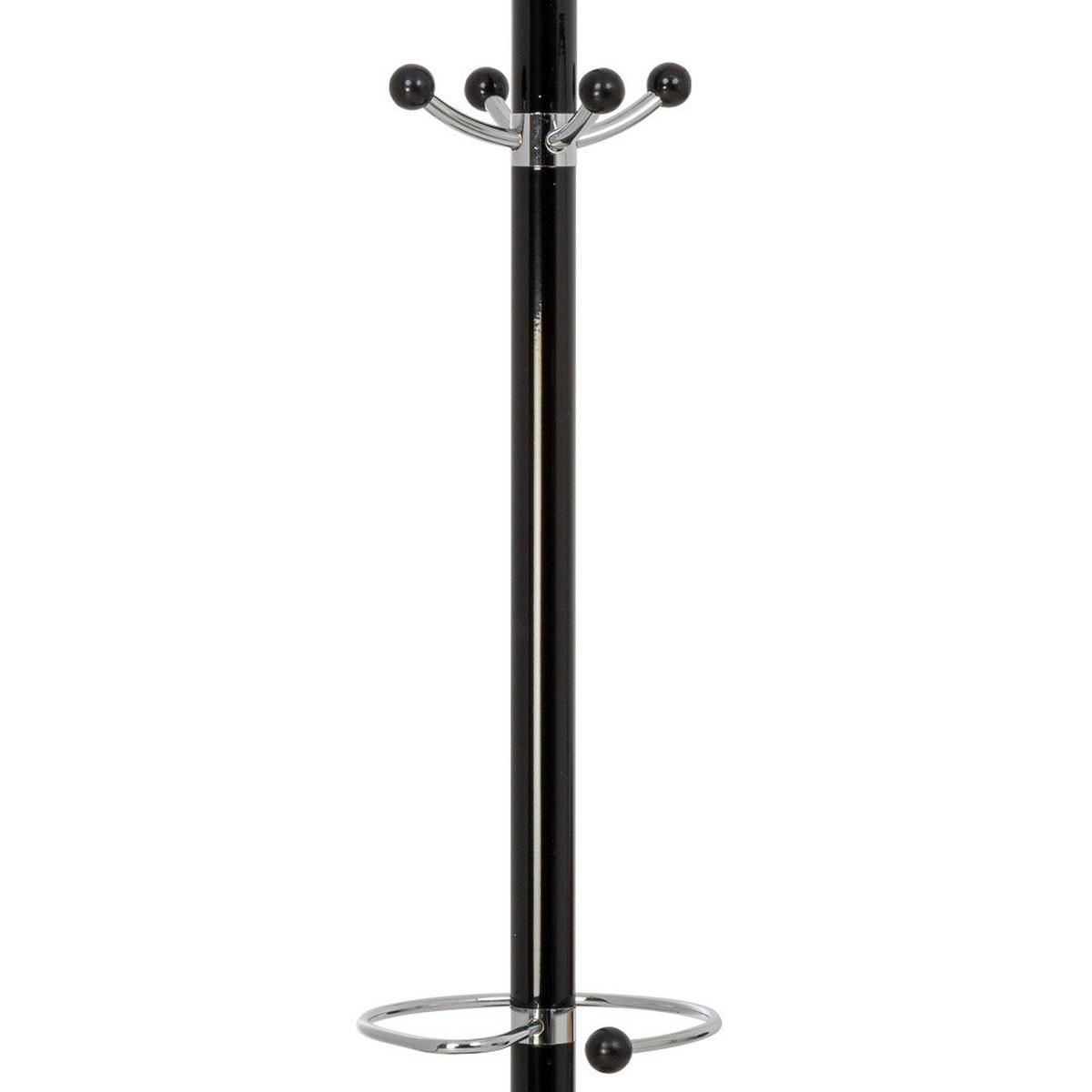 GARDEROBE aus metall 36x175cm - Schwarz, Metall (36/175/36cm) - Wanderlust