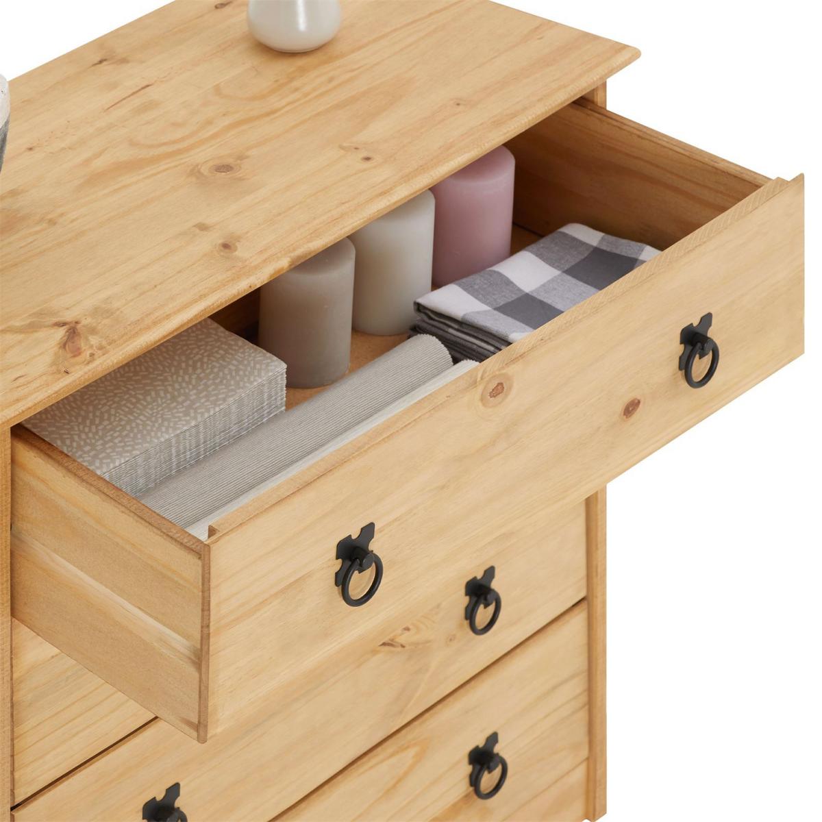 KOMMODE BARRIO natur - Naturfarben, Holz (71/72/34cm) - CARO-Möbel