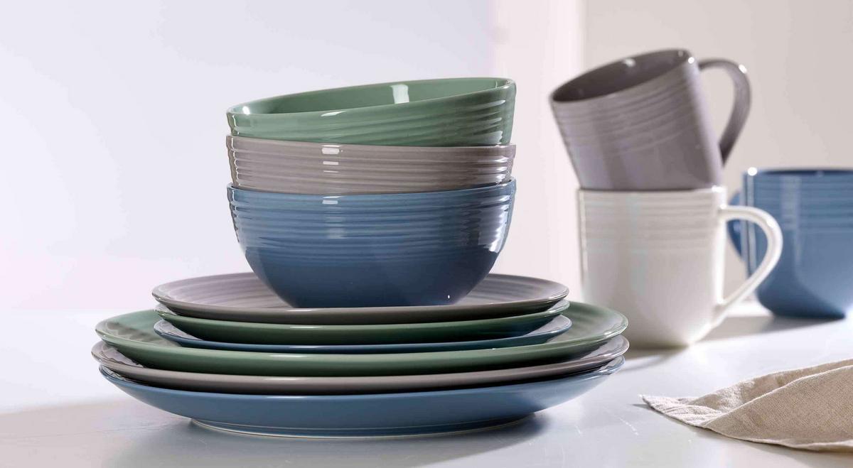 KAFFEEUNTERTASSEN Levi Grün ø 15,5 cm 6er Set - Grün, Keramik (15.5cm) - Ritzenhoff Breker