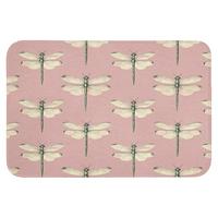 BADEMATTE Lillibells - Muster - Rosa 90x60 cm - Rosa, Textil (90/60cm) - OnlyWow