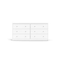KOMMODE Weiß - Weiß, Holzwerkstoff (143/68/32cm) - ebuy24