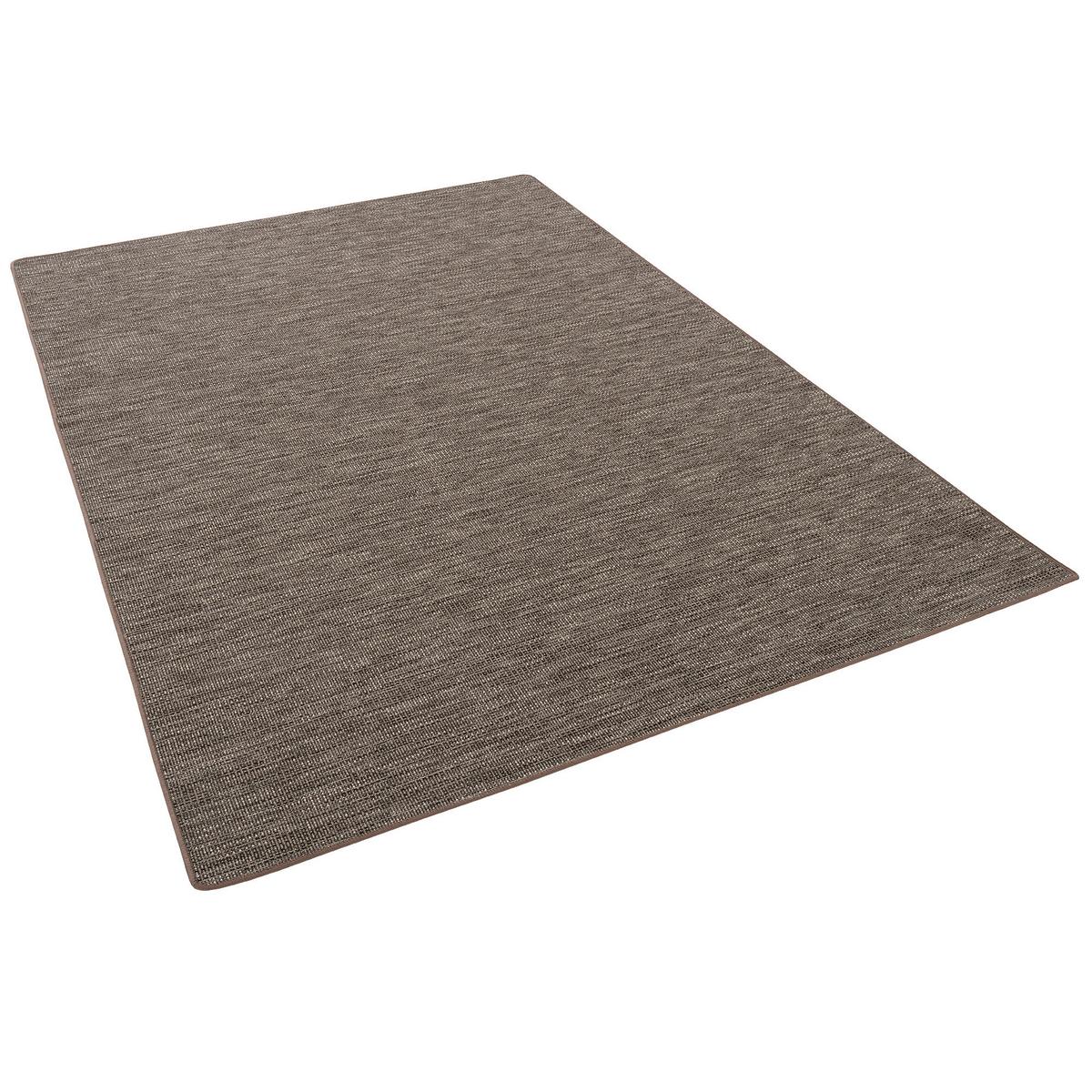 SISAL-OPTIK DESIGNER FLACHGEWEBE TEPPICH PURE MELIERT - Braun, Textil (80/320cm) - Snapstyle