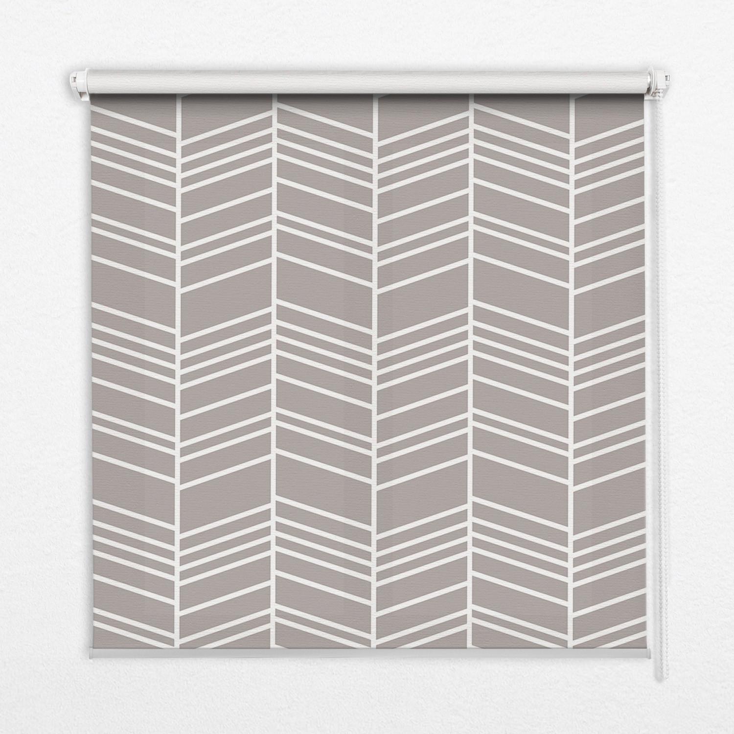 INNENROLLO - Fensterrollo - Rollo - 70x140 cm - Weißtannen - Weiß, Kunststoff (70/140/0.5cm) - TULUP
