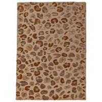 KURZFLORTEPPICH SABLE, mit Tier-Motiv, Natur, 200 x 300 cm - Beige, Textil (300/200cm) - KADIMA DESIGN