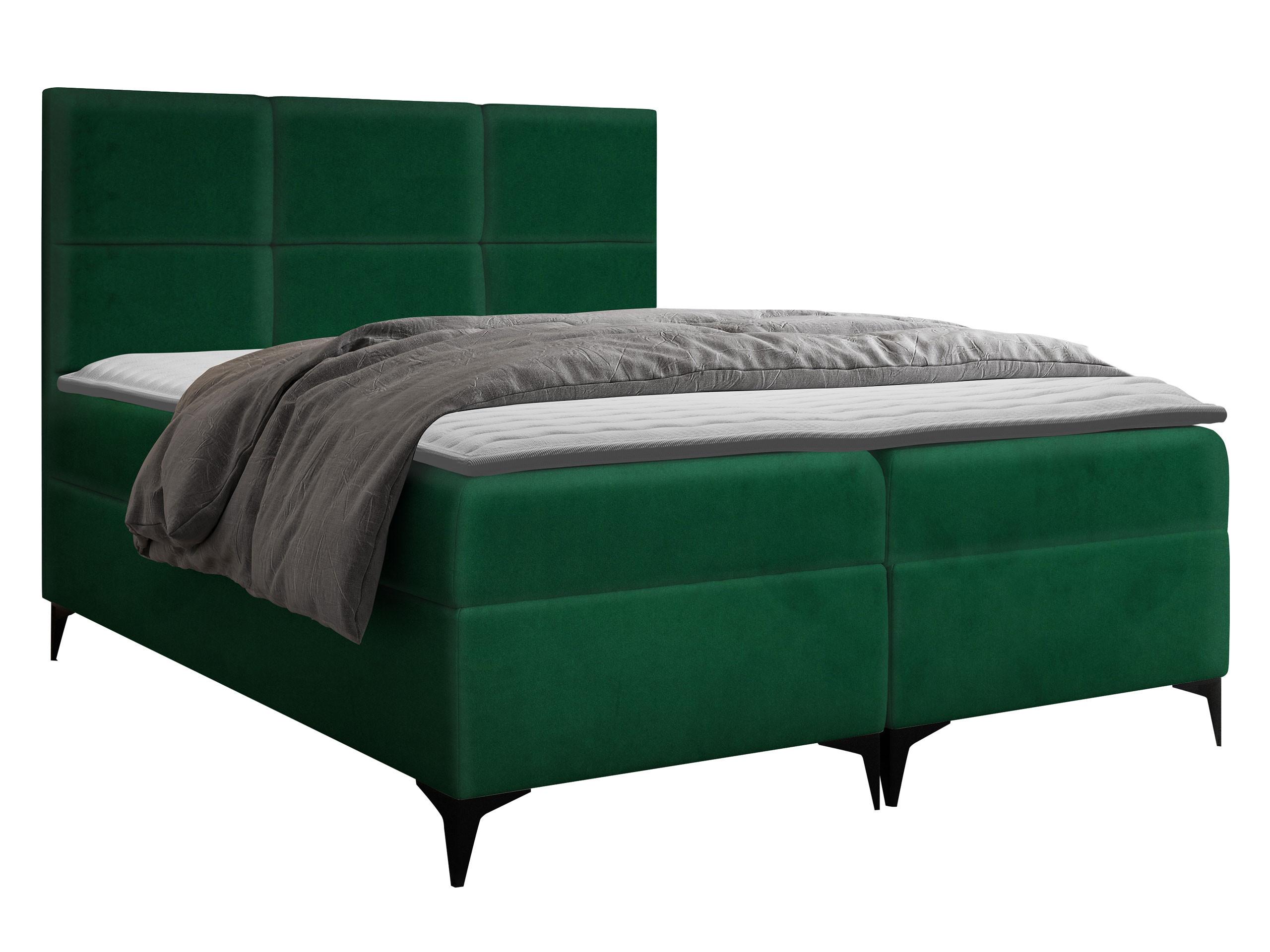 BOXBETT Fava - H3 - Grün, Holz/Textil (160/200cm) - MIRJAN24