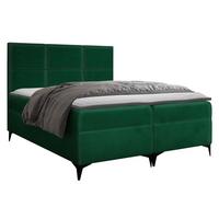 BOXBETT Fava - H3 - Grün, Holz/Textil (160/200cm) - MIRJAN24