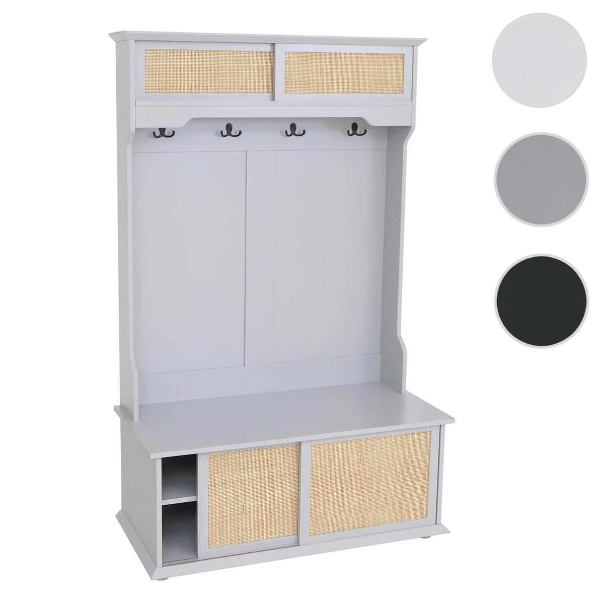 GARDEROBE Hellgrau - Hellgrau, Holz (100/163/47cm) - MCW