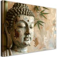 LEINWANDBILD Zen und Orientalisch 120x80cm - Beige, Textil (120/80cm) - Feeby