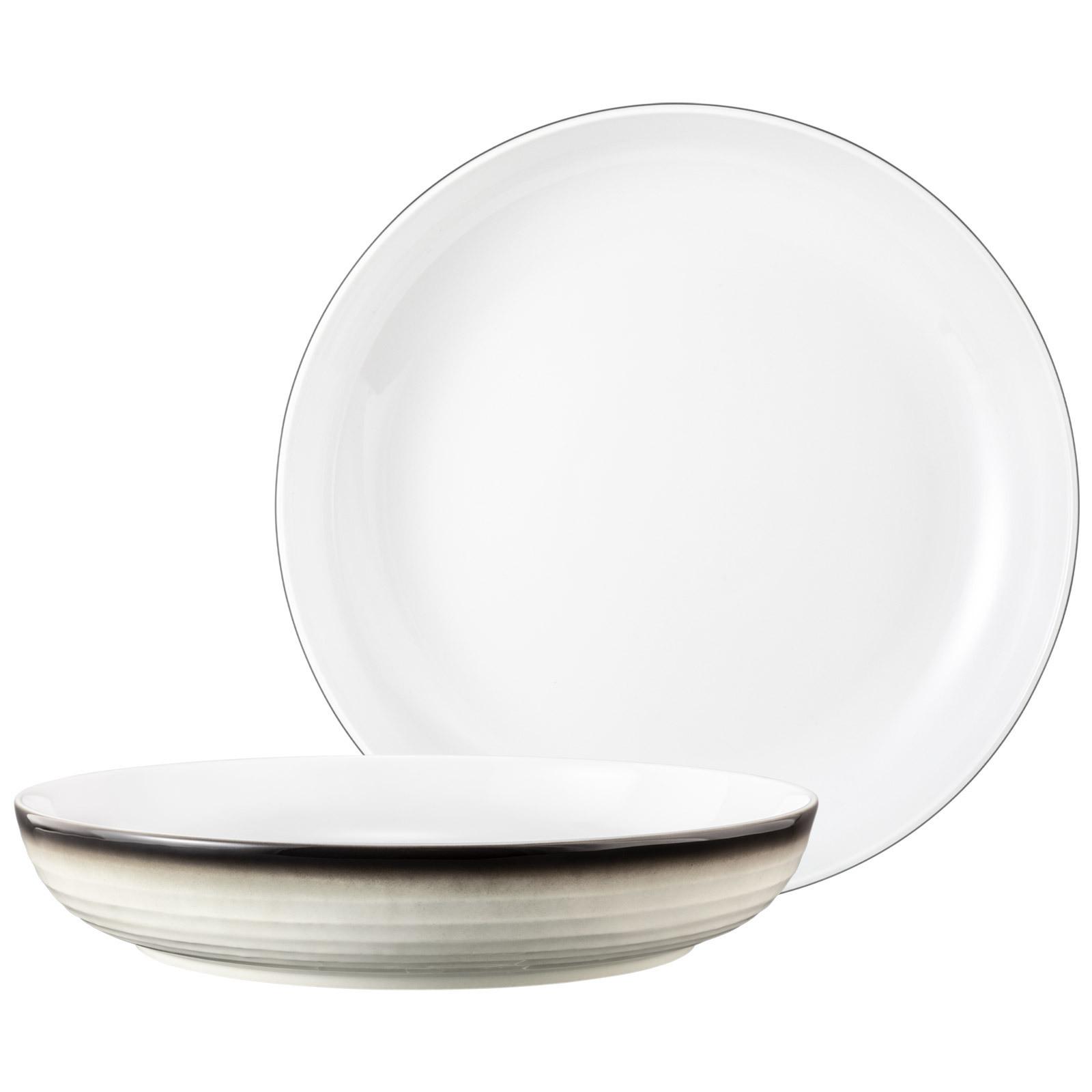 FOODBOWL Terra Corso ø 28,4 cm 2er Set - Beige/Grau, Keramik (28.4cm) - Seltmann Weiden
