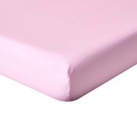 PERKAL-SPANNBETTLAKEN, Ägyptische Baumwolle, Fadendichte 200 - Rosa, Textil (140/200cm) - Homescapes