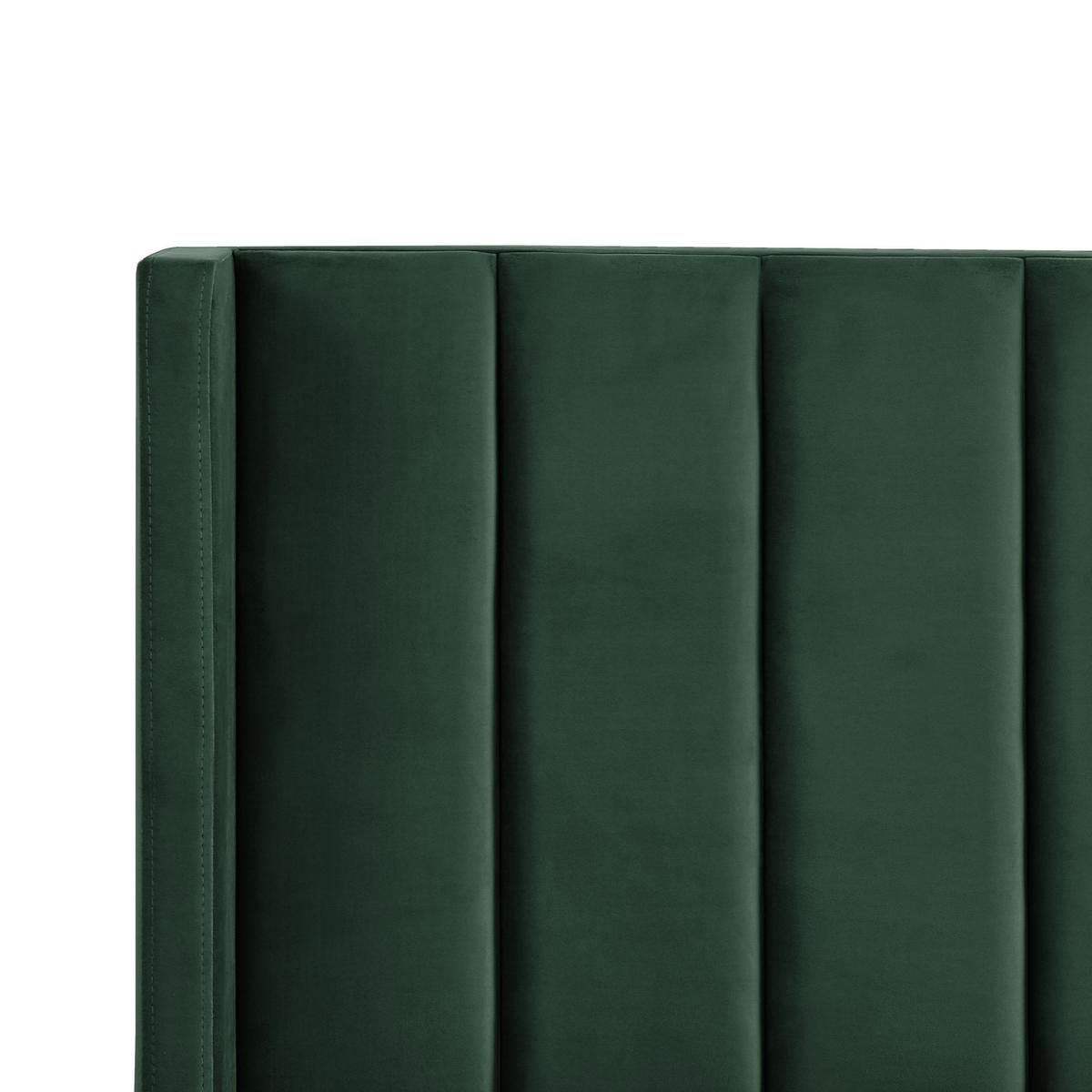 BETT mit Lattenrost 140x200 cm Grün Villette - Grün, Textil (140/200cm) - Beliani