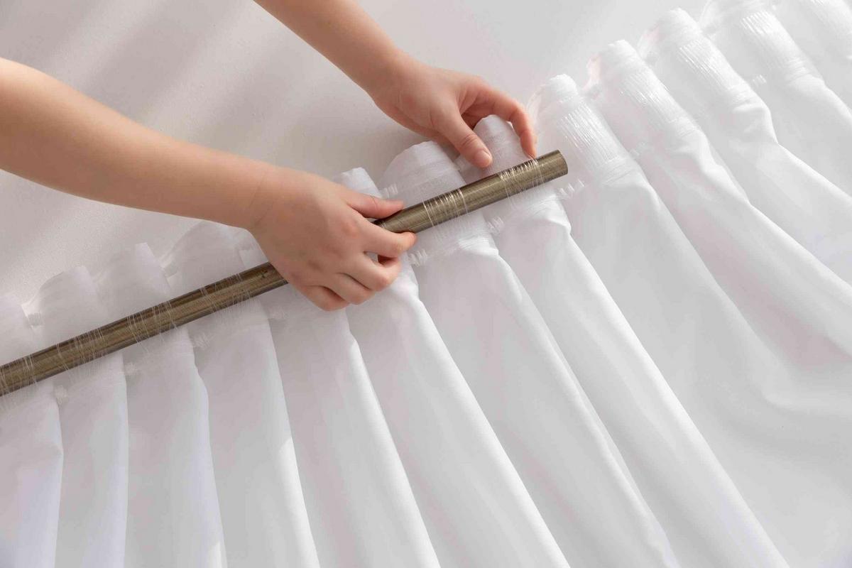 GARDINE Welle Wien Wien 245x300 cm - Weiß, Textil (300/245cm) - Gardinenbox