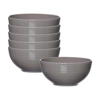 MÜSLISCHALEN Levi Grau ø 15 cm 6er Set - Grau, Keramik (15cm) - Ritzenhoff Breker