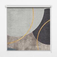 INNENROLLO - Fensterrollo - Rollo - 90x180 cm - Abstraktion - Weiß, Kunststoff (90/180/0.5cm) - TULUP