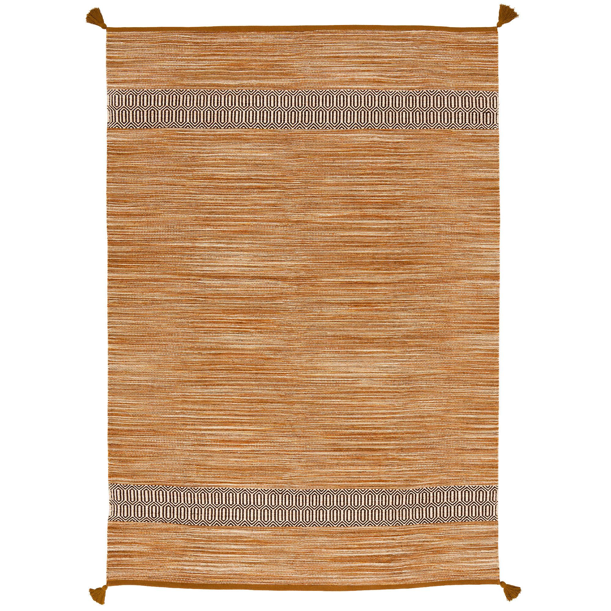 NATUR BAUMWOLLE TEPPICH KELIM TOSKANA - Beige, Textil (200/300cm) - Pergamon