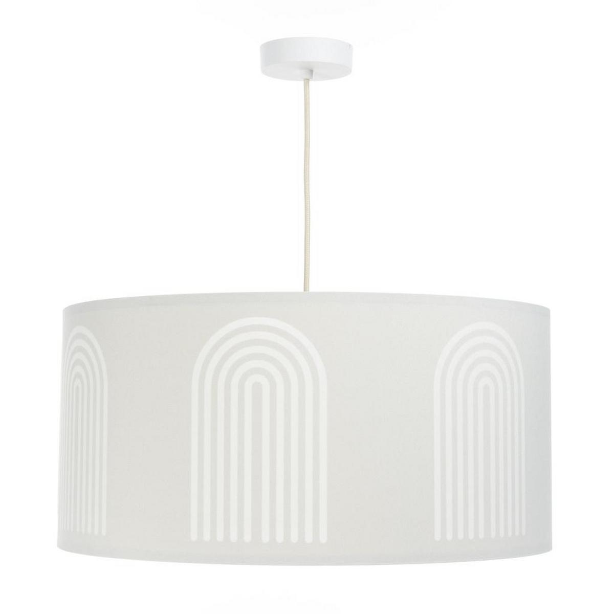 HÄNGELEUCHTE Gold 40/90 cm - Goldfarben/Weiß, Kunststoff (20/0.4/90cm) - ONZENO