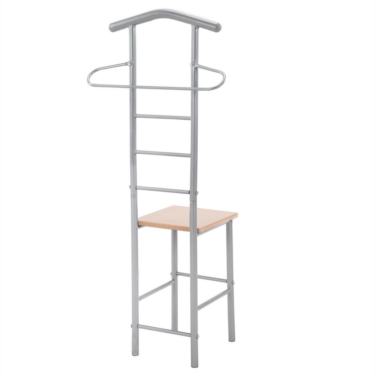 HERRENDIENER JIVO buchefarben - Buchefarben, Metall (53/121/47cm) - CARO-Möbel