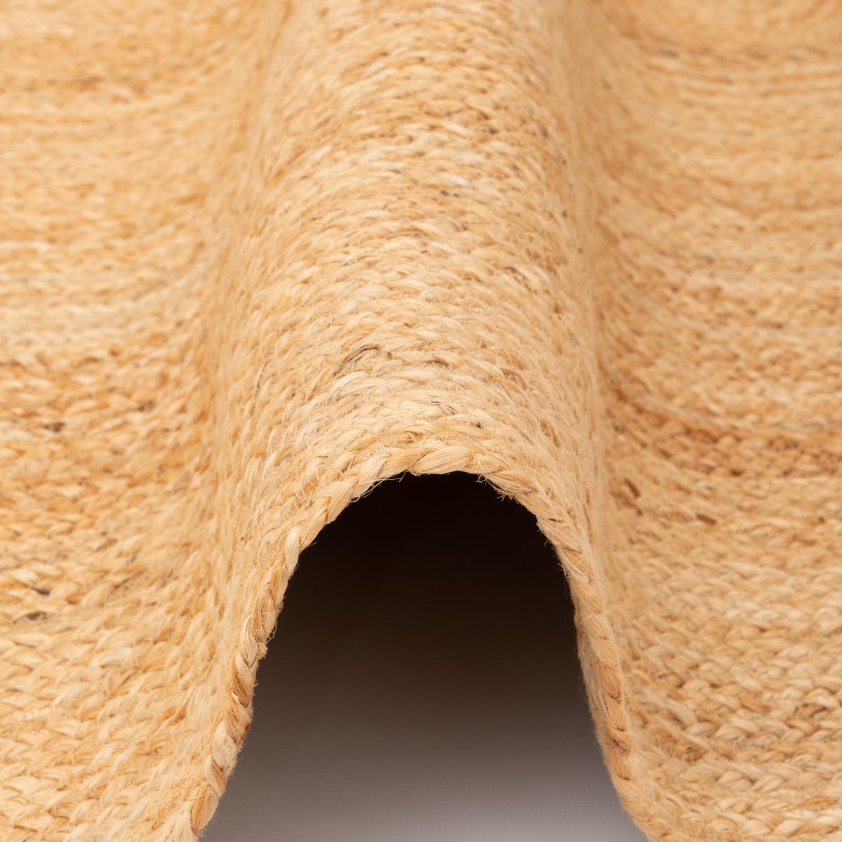 NATURFASER TEPPICH JUTE SALSA NATUR UNI - Beige, Textil (80/150cm) - Pergamon