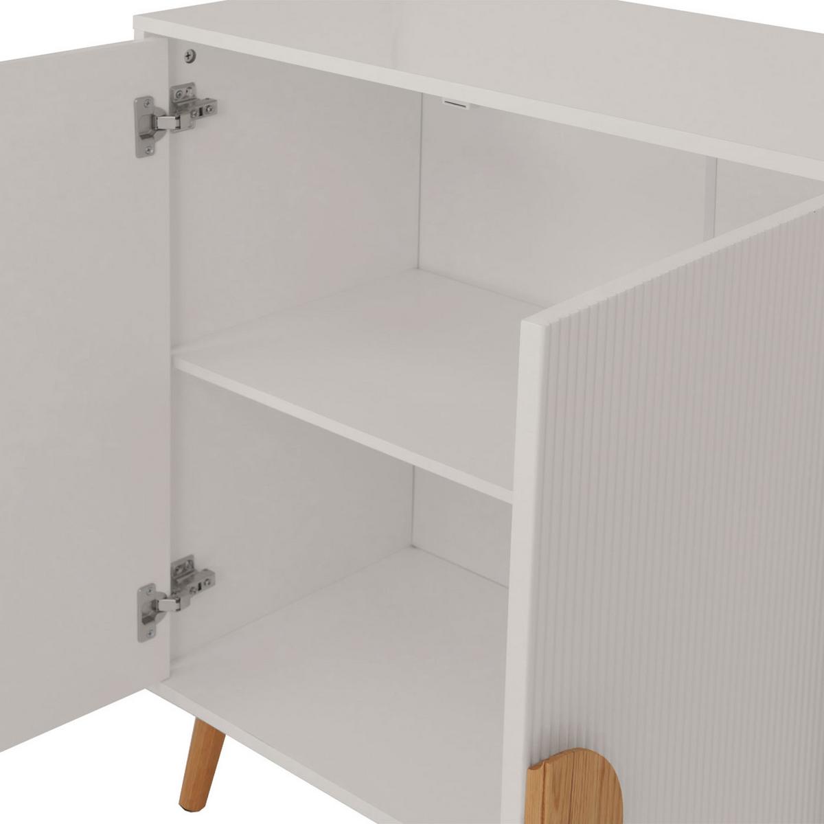 SIDEBOARD Weiß - Weiß, Holz (150/88/40cm) - MCW