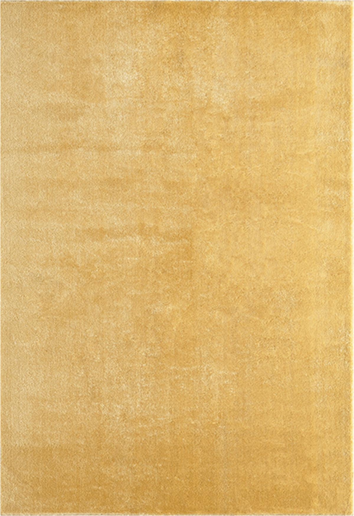 TEPPICHLÄUFER Antirutsch Uni ALDAN Polyester Gold 60 x 110 cm - Goldfarben, Textil (60/110cm) - KADIMA DESIGN