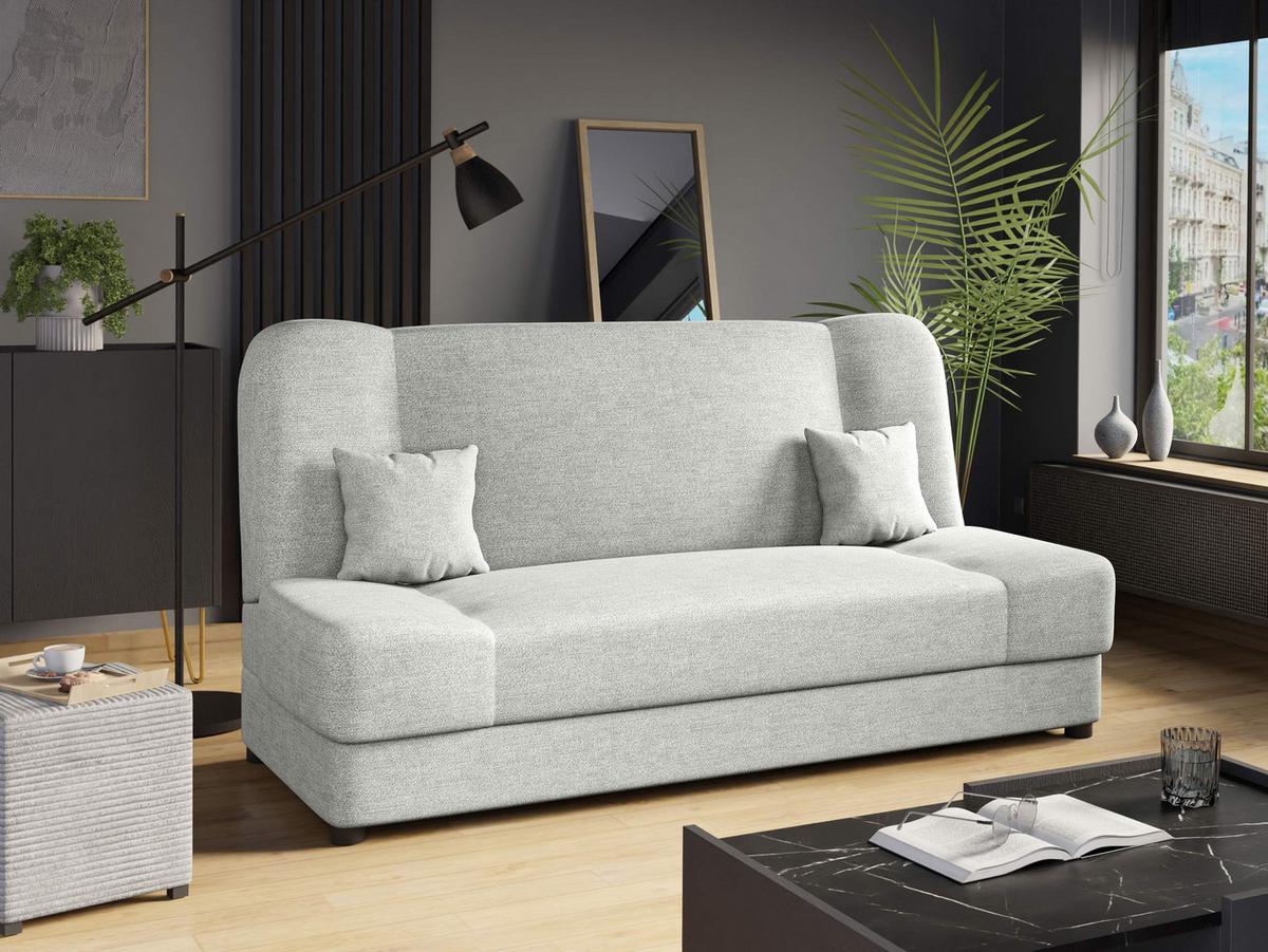 SCHLAFSOFA Jonas - Platinfarben, Holz/Textil (195/86/87cm) - MIRJAN24