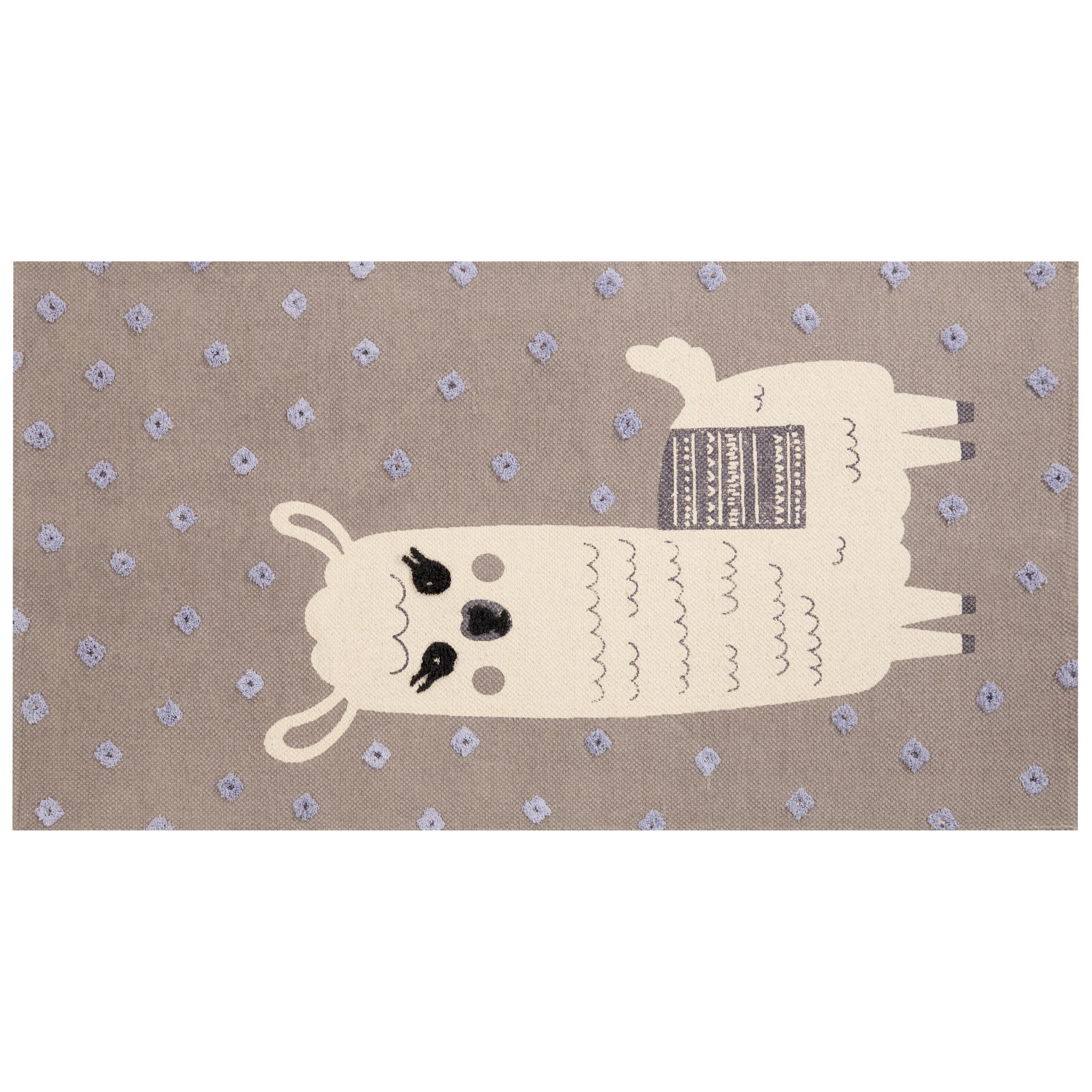 KURZFLOR-KINDERTEPPICH Lubuk 150/80 cm - Braun, Textil (80/150cm) - Beliani