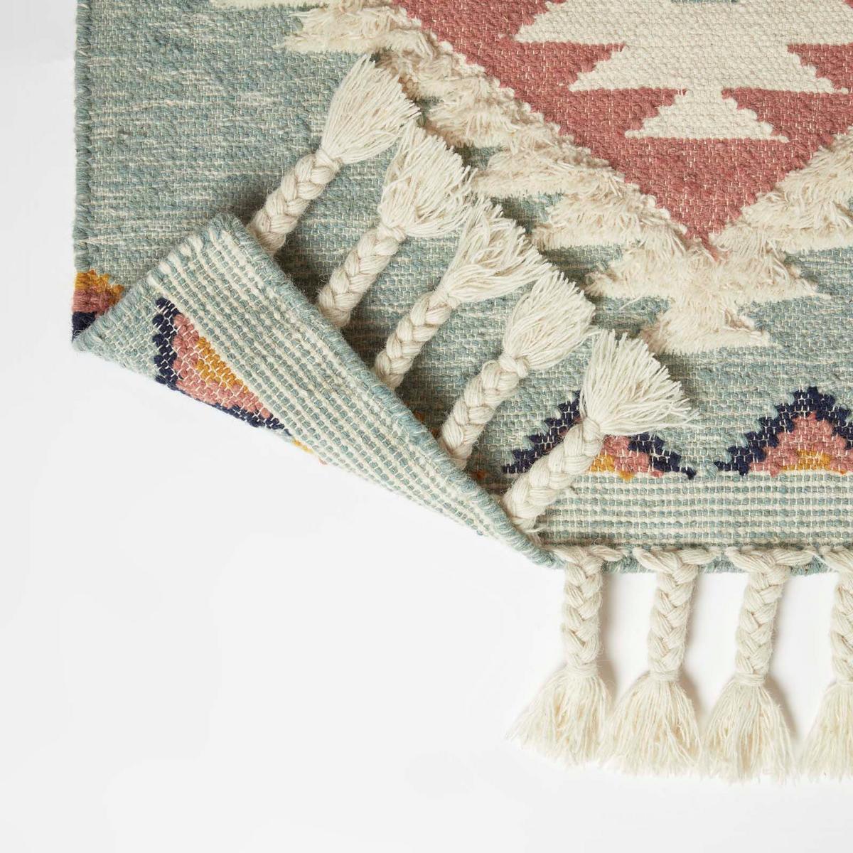 KELIM-TEPPICH Tenali handgewebt 120/170 cm - Multicolor, Textil (120/170cm) - Homescapes