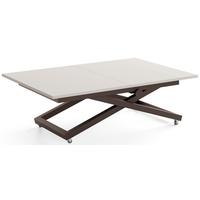 COUCHTISCH Axen höhenverstellbar ausziehbar, Kaschmir 120-160/80/38-75 cm - Kaschmir/Beige, Holzwerkstoff/Metall (80/160/75cm) - WFL GROUP